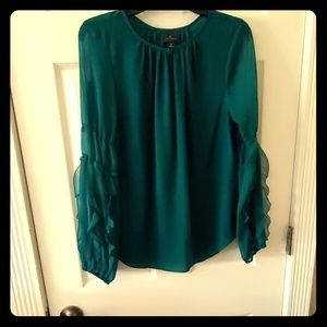 Dark green blouse